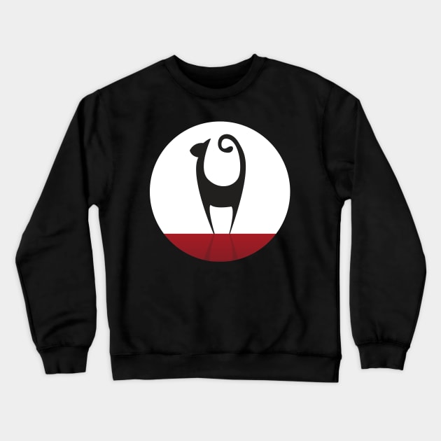 Cat on the Roof Crewneck Sweatshirt by volkandalyan